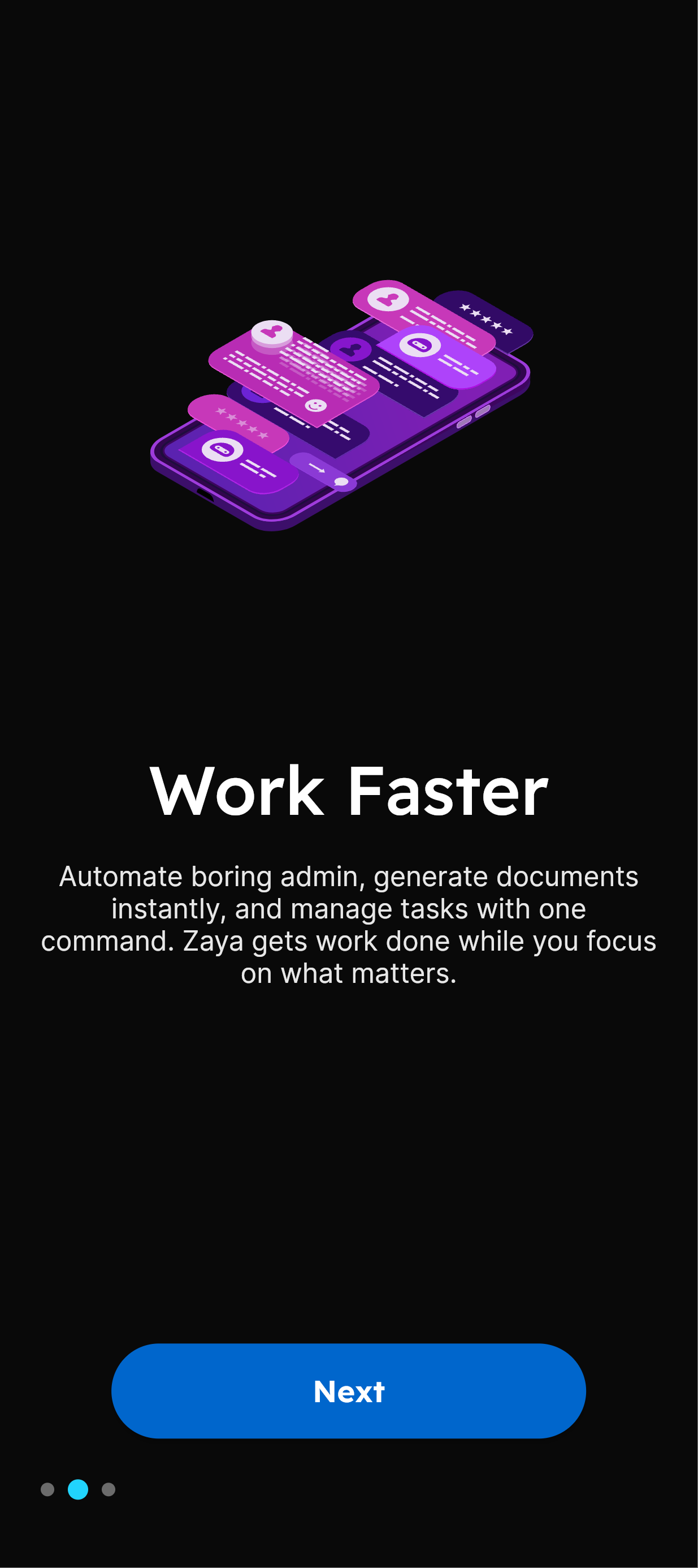 Zaya Onboarding Screen 2